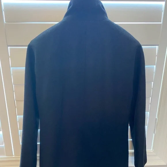 J Crew Wool Coat. Black. Size 2. - Picture 4 of 13